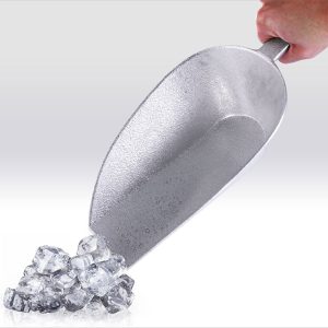 Cast Aluminum Flat Bottom Ice Scoops